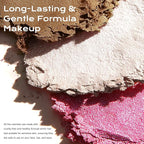 Color Nymph 3-IN-1 Face Palette, Ultra-Smoothy Creamy Blush Highlighter Bronzer Palette, Shimmer & Long-Lasting, Glowy Finish - Makeup Stacks for Travel | Vegan & Cruelty-Free - Starlit Glow