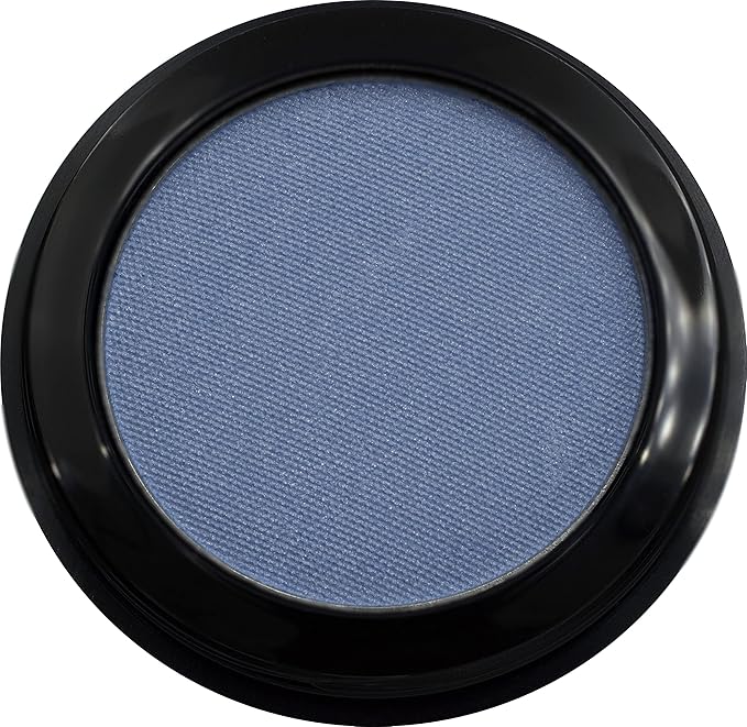 Light Pale Blue Velvet Shimmering Robins Egg Opaque Pressed Powder Single Vegan Eyeshadow; Talc, Paraben & Cruelty Free