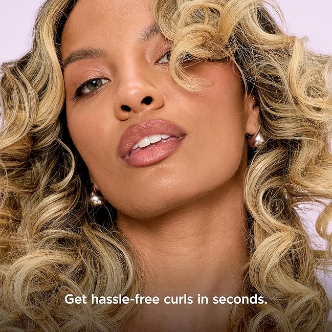 Shark HD435 FlexStyle Air Styling & Drying System, Powerful Hair Blow Dryer & Multi-Styler with Auto-Wrap Curlers, Curl-Defining Diffuser, Oval Brush, & Concentrator Attachment, Stone