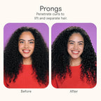 Infiniti PRO CONAIR Steam Therapy Hair Steamer, Portable Hair Steamer with 7" Diffuser Attachment, 30-Second Heat-Up, Penetrating Steam Helps Detangle, Reshape, and Volumize Curls, Blue