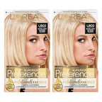L'Oreal Paris Superior Preference Fade-Defying + Shine Permanent Hair Color, Extra Light Natural Blonde, Pack of 2, Hair Dye