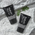 NAVY HAIR CARE Hydrating Hair Mask - 4 Fl oz | Clay Hair Mask for Dry Damaged Hair | Hair Growth & Repair Mask | Paraben Free & Vegan Friendly | Dunes - Black Clay and Charcoal Revitalizing Mask