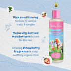 Childs Farm, Kids Hair Conditioner for Dry, Sensitive Skin & Scalp, Strawberry & Organic Mint, Conditions & Nourishes, Vegan, Cruelty-Free, 16.9 fl oz