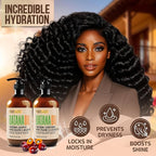 Batana Oil Shampoo and Conditioner Set - Thickening, Sulfate Free Formula for Women and Men - Volumizing, Moisturizing, Professional Salon Care Products for Fine, Thinning Hair - 16 Fl Oz (Pack of 2)