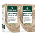 Herbatint Permanent Hair Dye - 9N Honey Blonde - For Up To 100% Gray Coverage of Resistant Gray Hair - Ammonia-Free, Alcohol-Free & Vegan - Salon Influenced Hair Color 5.75 fl oz (2 Pack)