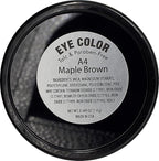 Maple Brown Beige Tan Dark Peach Matte Opaque Pressed Powder Single Vegan Eyeshadow; Talc, Paraben & Cruelty Free