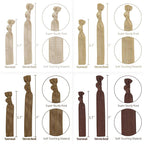 MEEDEE 100 Pack Neutral Tone Hair Ties For Women No Crease Soft Elastic Ribbon No Damage Neutral Tone Hair Ties Knotted Ouchless Hair Ribbon Yoga Hair Ribbons Elastic Bracelets