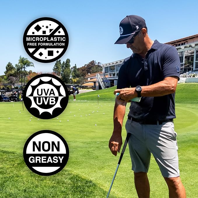 Surface Sunscreen Spray SPF 50 for Body, Natural Formula, Lightweight and Reef Friendly, Broad Spectrum UVA UVB Protection, Water Resistant Sun Care for Outdoor Use, Fragrance Free, 6oz