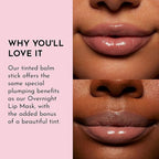 LAWLESS Women's Forget the Filler Lip Plumping Line Smoothing Tinted Balm, Whisper, Pink, 0.09 Ounce