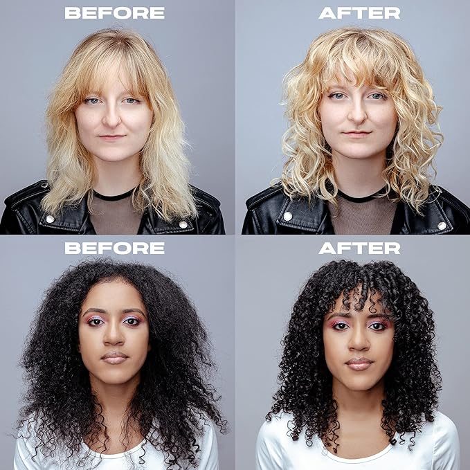 XMONDO Hair Wave Bundle | Vegan Formulas with Waveflex Technology, Deep Hydration & Frizz Control, Foam (6.7 Fl Oz), Hydrating Cream (5 Fl Oz), Revival Mist (8 Fl Oz), 3pc Set