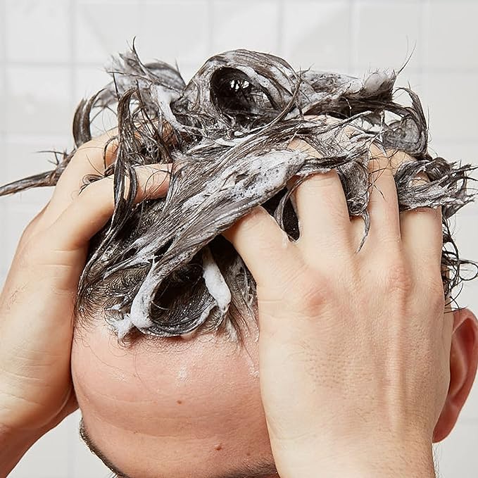 Huron Men's Fresh Scent Daily Shampoo - Keeps Hair Full & Strong - Nourishing Shampoo for Men's Hair with Argan Oil & Vitamins E and B7-32oz