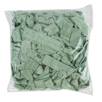 MEEDEE 100 Pack Sage Green Hair Ties For Women No Crease Soft Elastic Ribbon No Damage Sage Green Hair Ties Knotted Ouchless Hair Ribbon Yoga Hair Ribbons Elastic Bracelets