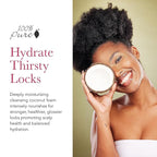 100% PURE Honey & Virgin Coconut Restorative Shampoo & Cleansing Detox Helps Restore Damaged Hair, Replenish Moisture & Body Healthy Hair Growth for Women & Men - Sulfate Free - 8 Fl Oz