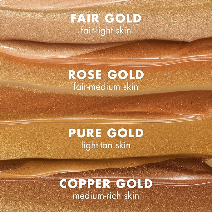 e.l.f. SKIN Bronzing Drops, Liquid Bronzer For Face & Skin, Creates A Sun-Kissed Glow, Infused With Vitamin E, Vegan & Cruelty-Free, Fair Gold