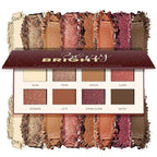 Berry Eyeshadow Matte Palette 8 Shade, Long Lasting Burgundy Eyeshadow for Bronzer Makeup, Wine Red Shimmery Eye Looks, High Pigmented & Easy to Blend (Plum)