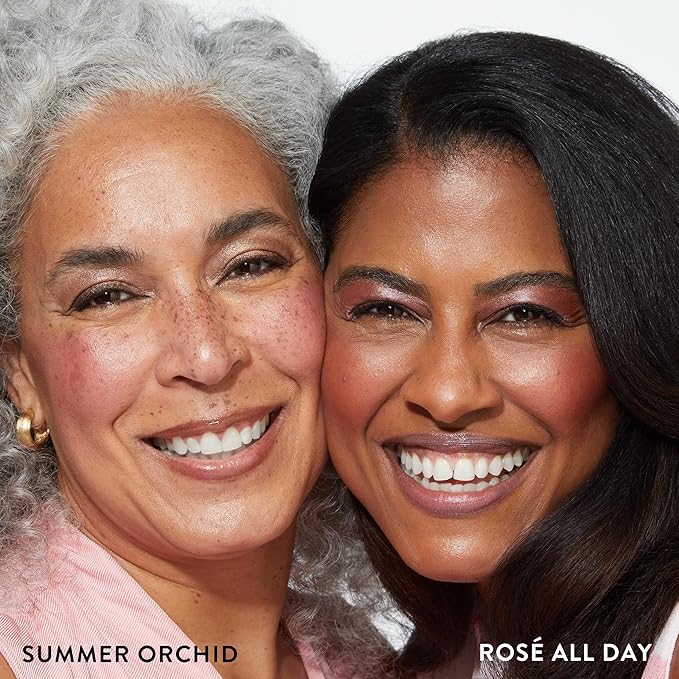 LAURA GELLER NEW YORK Baked Blush-n-Brighten Marbleized Blush for Cheeks - Summer Orchid - Natural Finish - Buildable Color