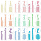 MEEDEE 100 Pack Pastel Rainbow Elastic Hair Accessories: No Crease Soft Ribbon Hair Ties, Knotted Ponytail Holders, Damage-Free Yoga and Workout Hairbands, Colorful Elastic Bracelets