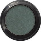 Counterfeit Shimmering Deep Forest Green Blue Grey Pressed Powder Single Vegan Eyeshadow; Talc, Paraben & Cruelty Free