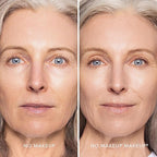 No Makeup Makeup Long-Lasting Lightweight Foundation & Brush Duo | Cruelty-Free, Fragrance-Free, Buildable, Transfer-Proof Makeup (Light)