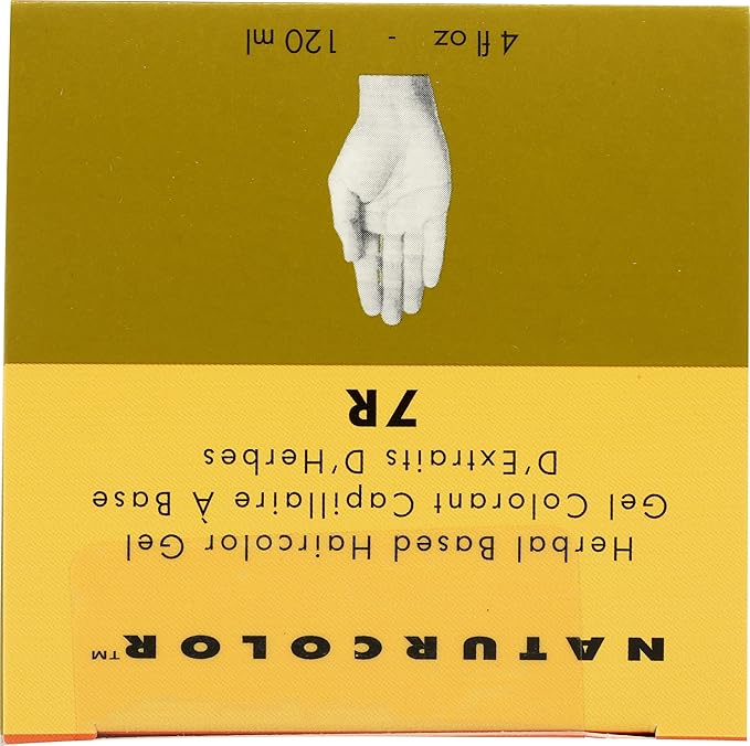 naturcolor Haircolor - Turmeric Blonde Hair Dye, 4 Fl Oz (7R)