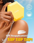 Pang Pang Big Sun Cushion Plus - Broad Spectrum SPF50+ PA++++ Korean Sunscreen Cushion for Face & Body - Hypoallergenic & Lightweight Sun Cream, No White Cast (0.88 oz)