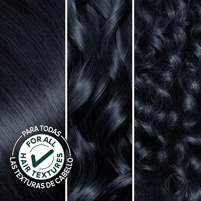 Garnier Hair Color Nutrisse Nourishing Creme, 22 Intense Blue Black (Mulberry) Permanent Hair Dye, 2 Count (Packaging May Vary)