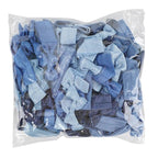 MEEDEE 100 Pack Dusty Blue Shades Hair Ties For Women No Crease Soft Elastic Ribbon No Damage Blue Color Palettes Hair Ties Knotted Ouchless Hair Ribbon Yoga Hair Ribbons Elastic Bracelets