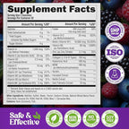 Biotin Gummies with Collagen - Hair Growth Support Skin, & Nail Strength - for Women & Men - Biotin 10000mcg | Keratin | Hyaluronic Acid | B-Complex | Saw Palmetto - Sugar-Free, Mixed Berry, Pack of 2