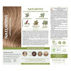 Naturtint 8G Sandy Golden Blonde Permanent Hair Color (Pack of 6), Ammonia Free, Vegan, Cruelty Free, up to 100% Gray Coverage, Long Lasting Results (Packaging may vary)