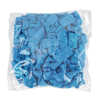 MEEDEE Turquoise Blue Soft Knotted Elastic Hair Ties - 100 Pack, No Crease, No Damage, Ouchless for Pony Tails and Yoga, Multi-Use as Bracelets