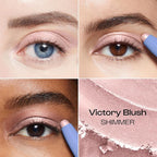 ALLEYOOP 11th Hour Waterproof Cream Eyeshadow Stick – Long-Lasting Eye Shadow Pencil & Eyeliner, Cream to Powder Stick & Highlighter – Smudge-Proof Eyeshadow Shimmer, Victory Blush Shimmer