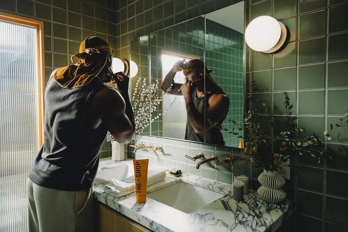 The Shop by LeBron James Men's Soothing Shave Cream, Ultra-Rich Lather for All Skin Types, Helps Prevent Nicks, Razor Burn & Irritation, Conditions & Smoothes with Macadamia Oil, 7 Fl Oz