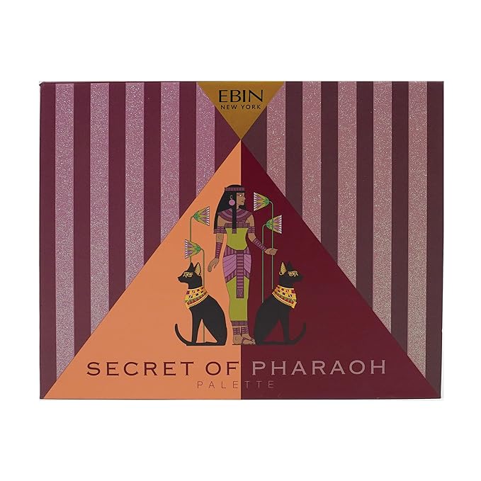 EBIN NEW YORK Desert Rose - Secret of Pharaoh Eyeshadow Palette, Highly Pigmented and Blendable, Cruelty-Free, Long-Lasting Matte & Shimmer