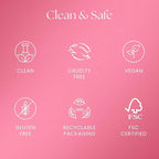 Prakti KhushiKiss Nourishing Lip Oil in Luscious Lychee, Hydrates & Plumps Lips, High-Shine Finish, with Hyaluronic Acid & Peptides, 0.17 oz