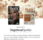 Fazit Makeup Patches - Gingerbread Speckles - Glow Up Make-Up Patches - Cute Glitter Makeup Accessories for Women - Cosmetic Glitter for Face