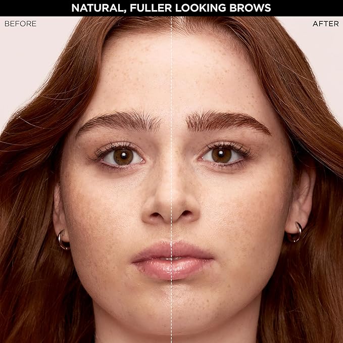 L'Oreal Paris Faux Brow, Hair-Like, Filling Eyebrow Pen with Double-Brush Tip, Fast & Precise Eyebrow Makeup, Mahogany, 0.04 Fl Oz