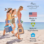 Absolutely Natural - SPF 15 Mineral Sunscreen - Broad Spectrum Water Resistant Moisturizer Lotion For Body & Face - With Non-Nano Zinc Oxide, Vitamin E, & Antioxidants - Made in USA, 3 Oz
