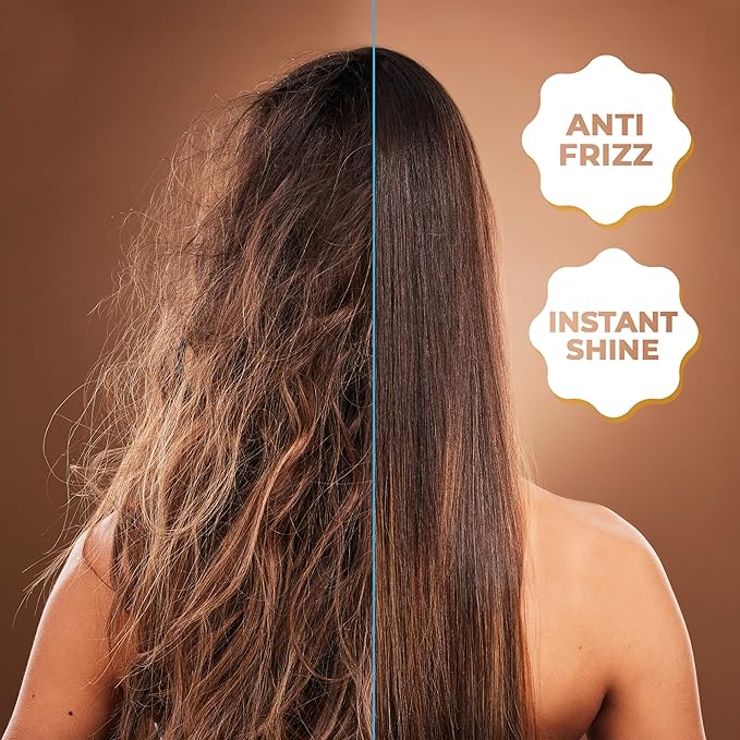 LATINOIL Chia Oil Heat Protectant Spray For Hair - Hair Thermal Protection Shield From Heat - Leave In Conditioner - Anti Frizz Moisturizer (8 Oz)