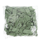 MEEDEE 100 Pack Moss Green Color Hair Ties For Women No Crease Soft Elastic Ribbon No Damage Moss Green Hair Ties Knotted Ouchless Hair Ribbon Yoga Hair Ribbons Elastic Bracelets