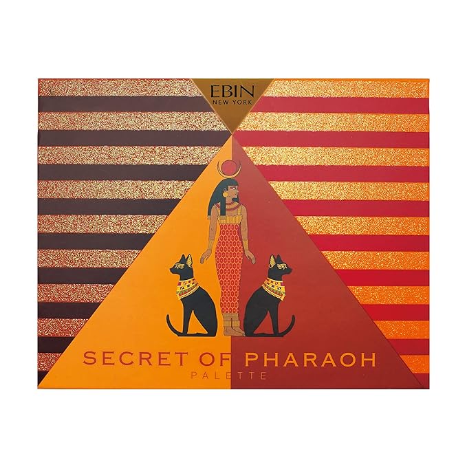 EBIN NEW YORK Egyptian Sunset - Secret of Pharaoh Eyeshadow Palette, Highly Pigmented and Blendable, Cruelty-Free, Long-Lasting Matte & Shimmer