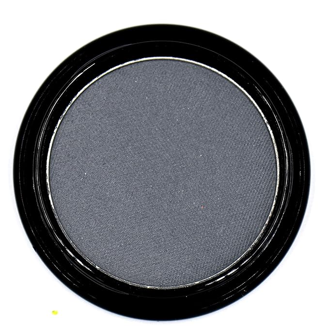Navy Blue Grey Gray Silver Matte Opaque Vegan Pressed Powder Single Eyeshadow; Talc, Paraben & Cruelty Free