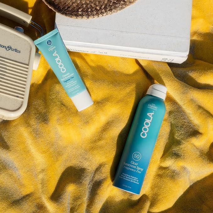 COOLA Organic Face Sunscreen SPF 50 Sunblock Lotion, Dermatologist Tested Skin Care for Daily Protection, Vegan and Gluten Free, Fragrance Free, 1.7 Fl Oz.