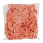 MEEDEE 100 Pack Orange Hair Ties For Women No Crease Soft Elastic Ribbon No Damage Orange Hair Ties Knotted Ouchless Hair Ribbon Yoga Hair Ribbons Elastic Bracelets