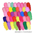 Kimchi Chic Holy Sharts Eyeshadow Palette - Bright Colors, Blendable, Long Lasting, Cruelty Free, Multicolor, It’s So Effin Bright 40 Color