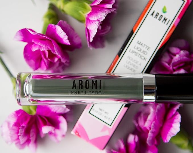 Aromi Olive Green Matte Liquid Lipstick | Sage Lip Color, Vegan, Cruelty-free, Waterproof, Smudge and Smear Proof, Long-Lasting (Olive You)