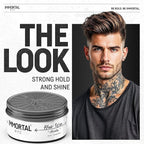 Immortal NYC Hair Waxes for Men - Aventus Extra Strong Hold, Low Shine Hair Wax - Mens Water Based, No Residue Non-Greasy Hair Paste -Pomade- All Natural Styling Wax for All Hair Types
