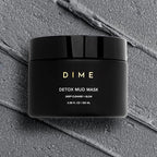 DIME Beauty Detox Mud Mask with Dead Sea Mud, Self Care Facial Mask that Nourishes and Brightens Dull Skin, 3.38 oz / 100 ml