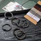 30 Pcs Hair Ties No Damage for Women Girls, High Elastic Braided Hair Ties for Thick Hair, Soft Ponytail Holders, No Crease Hair Bands for Curly Thin Hair Scrunchies (Neutral Colors)