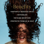 JVN Complete Leave-In Conditioning Mist, 5 Fl Oz, Frizz Fighting Moisture Multiplier, Detangler, UV and Heat Protection Spray, Hair Care for Women and Men, Silicone Free