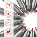 Mirabella Line & Define Lip Definer Lip Pencil, Smoothing & Moisturizing Retractable Lip Liner with Long-Lasting & Ultra-Creamy Formula, Antioxidants Vitamin C & E, & Built-In Sharpener - Flirty